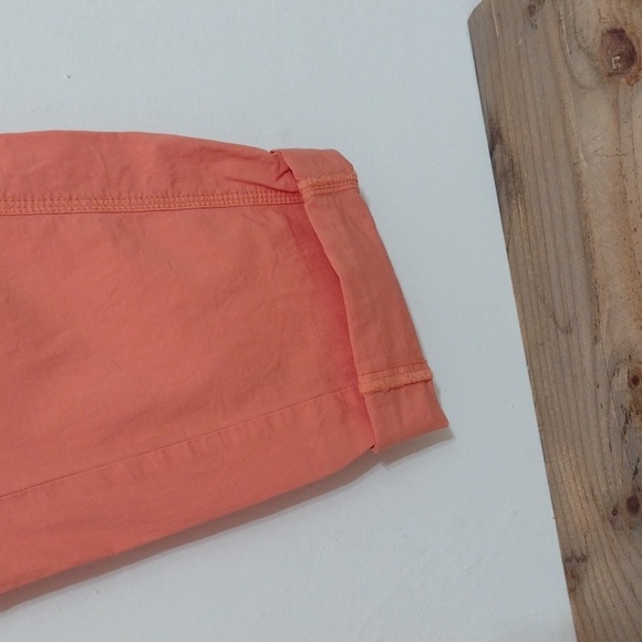Chico's Vintage Orange Cotton High Waisted Pants Size 2 or US Size L -12 - Picture 6 of 15